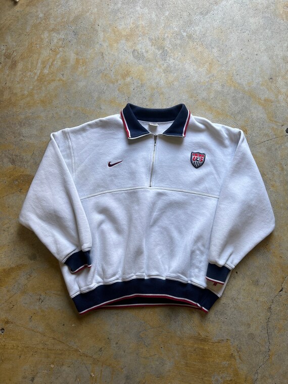 vintage nike white soccer Gem