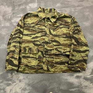 60s Vietnam Tiger Stripe Jacket - Etsy