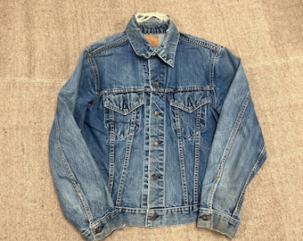 Kurtka dżinsowa Levi's Type 3, męska, rozmiar M, kolor niebieski, lata 60. XX wieku, rozmiar Big E 70505