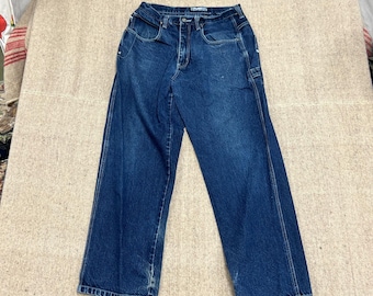 Dżinsy Southpole Jeans męskie 32x32 niebieskie z lat 2000. Y2K Baggy Grunge Skater