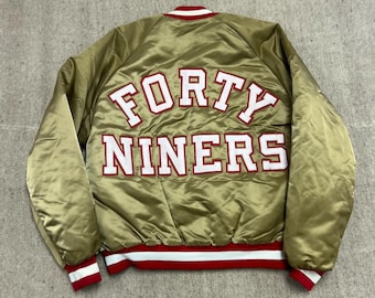 90's USA製　LOCKER LINE 49ers スタジャン L Vintage 90s San Francisco 49ers Bomber Jacket - Locker Line - Size