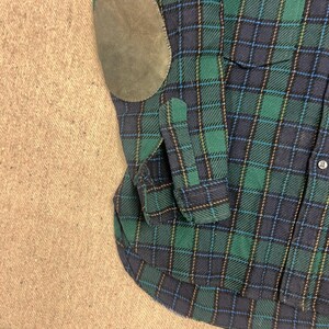 Vintage Pendleton Wool Flannel Shirt Mens XL Green 1960s image 4