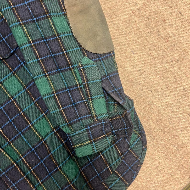 Vintage Pendleton Wool Flannel Shirt Mens XL Green 1960s image 3