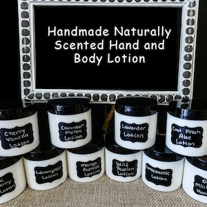 Body Lotion - Handmade Natural Scented Lotion