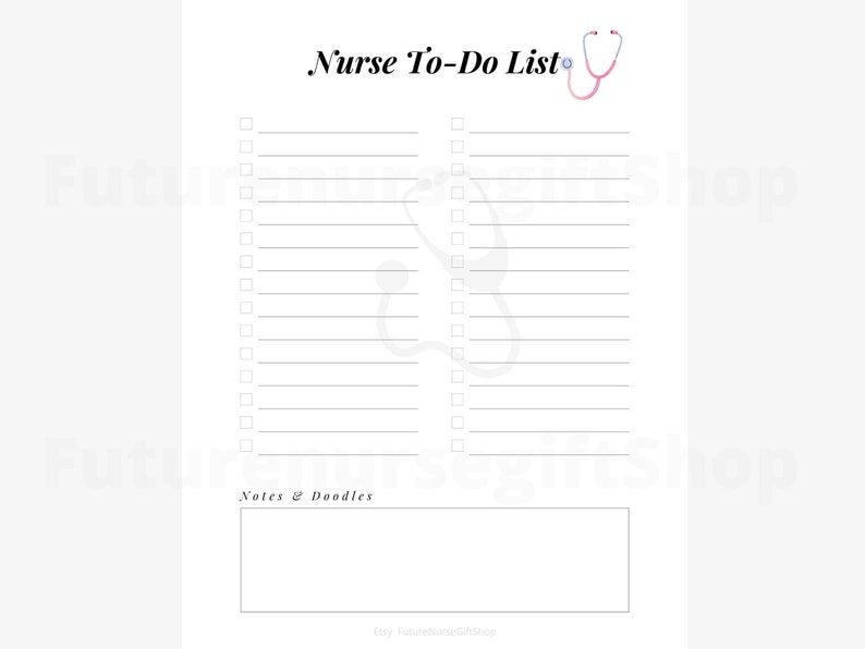 Nurse Report Sheetnurse to Do Listregistered Nursereport Etsy Nurse Report Sheetnurse to Do Listregistered Nursereport Etsy