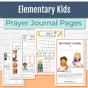 Prayer Journal Pages for Elementary Kids Sermon Notes Church Worship Activity Children Sermon Worship Notes Coloring Activity Craft