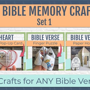 Memory Verse Activities for Kids, Bible Printables, Kids Bible Study Lesson, Monthly Bible Verses, Sunday School, Christian Homeschool