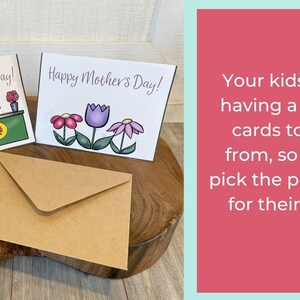 Mother's Day Cards for Kids, Printable Mother's Day Gift for Children ...