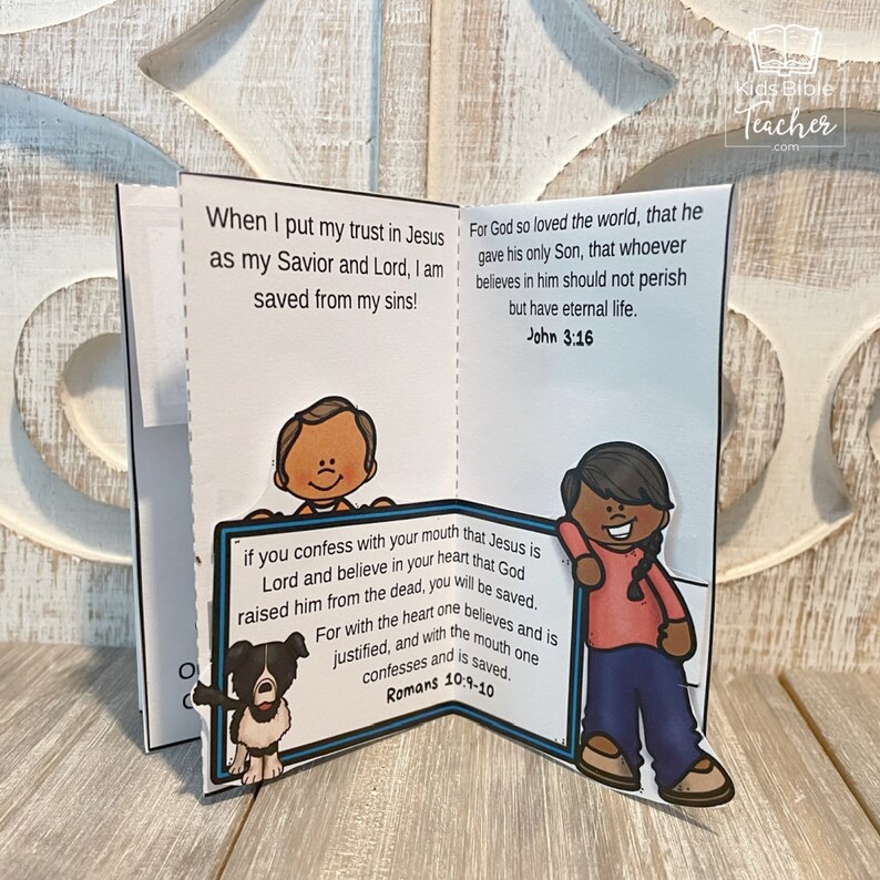 Get to Know God Craft Kit Mini Book for Kids Salvation Sunday School ...