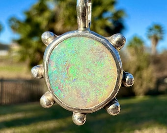 Australian Opal Pendant Necklace