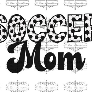 Soccer Mom PNG: Sublimation Digital Download