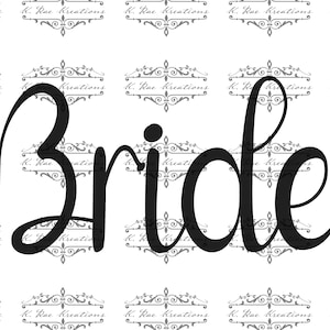 Bride PNG: Bachelorette Party Tee Design (Digital Download)