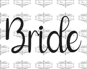 Bride PNG: Bachelorette Party Tee Design (Digital Download)