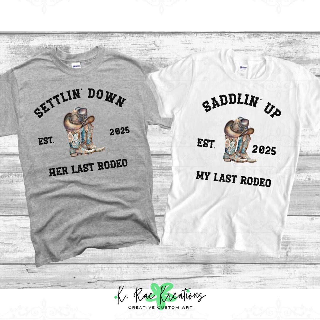 Cowgirl Bachelorette Last Rodeo PNG: Bride to Be Design (digital ...