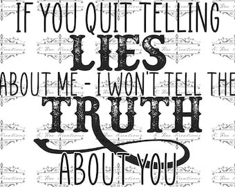 Tell the Truth - Etsy