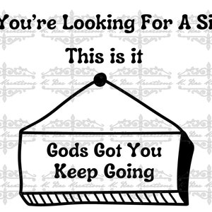 God's Got You PNG, Wiara cyfrowe pobieranie, Inspirujące PNG do sublimacji, Zachęcający projekt cyfrowy dla koszulek i nie tylko, Plik do cięcia PNG