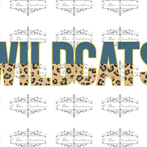 Wildcats Navy and Gold PNG for Sublimation| digital download | school mascot design