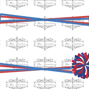 Red and Blue Pom Pom Frame PNG for Sublimation, Pom Pom Digital ...