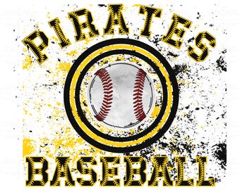 PNG de beisebol pirata: Sublimação de mascote escolar (download digital)