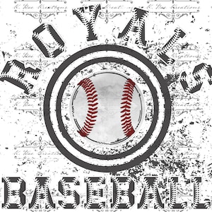 Royals Baseball PNG: Charcoal Gray Splatter Design (Digital Download)