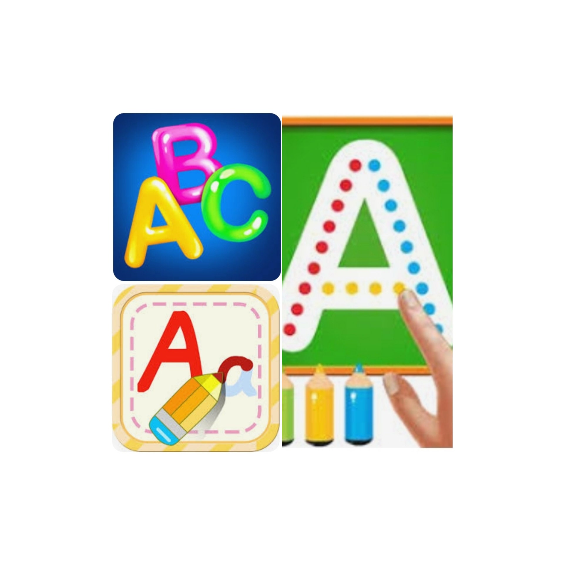 Abc Digital Paper Digital sheets Learning ABC's 60 Art & Collectibles Digital Prints etna ...