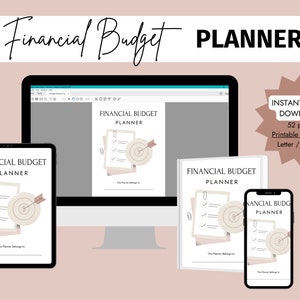 Budget Planner | Finance Planner | Printable Budget Binder | Debt Tracker | Printable Financial Journal | Budget Template | Instant Download