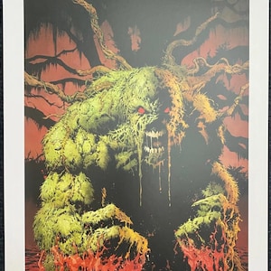 Swamp Thing by Greg Capullo DC Comics Poster