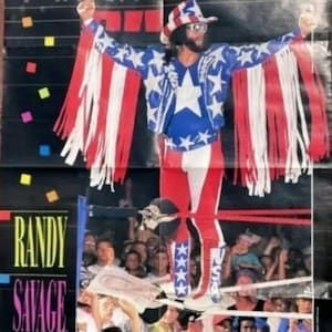 Official WWF Macho Man Randy Savage Shawn Michaels HBK Vintage wwe