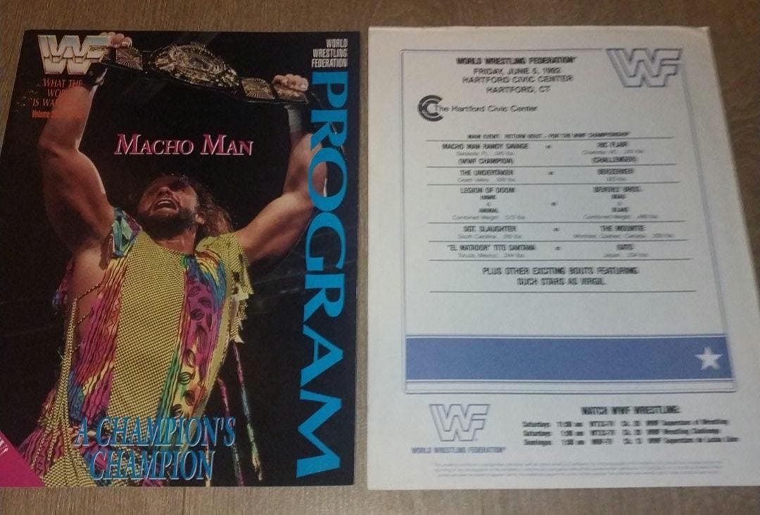 WWF Program With Match Card - Etsy