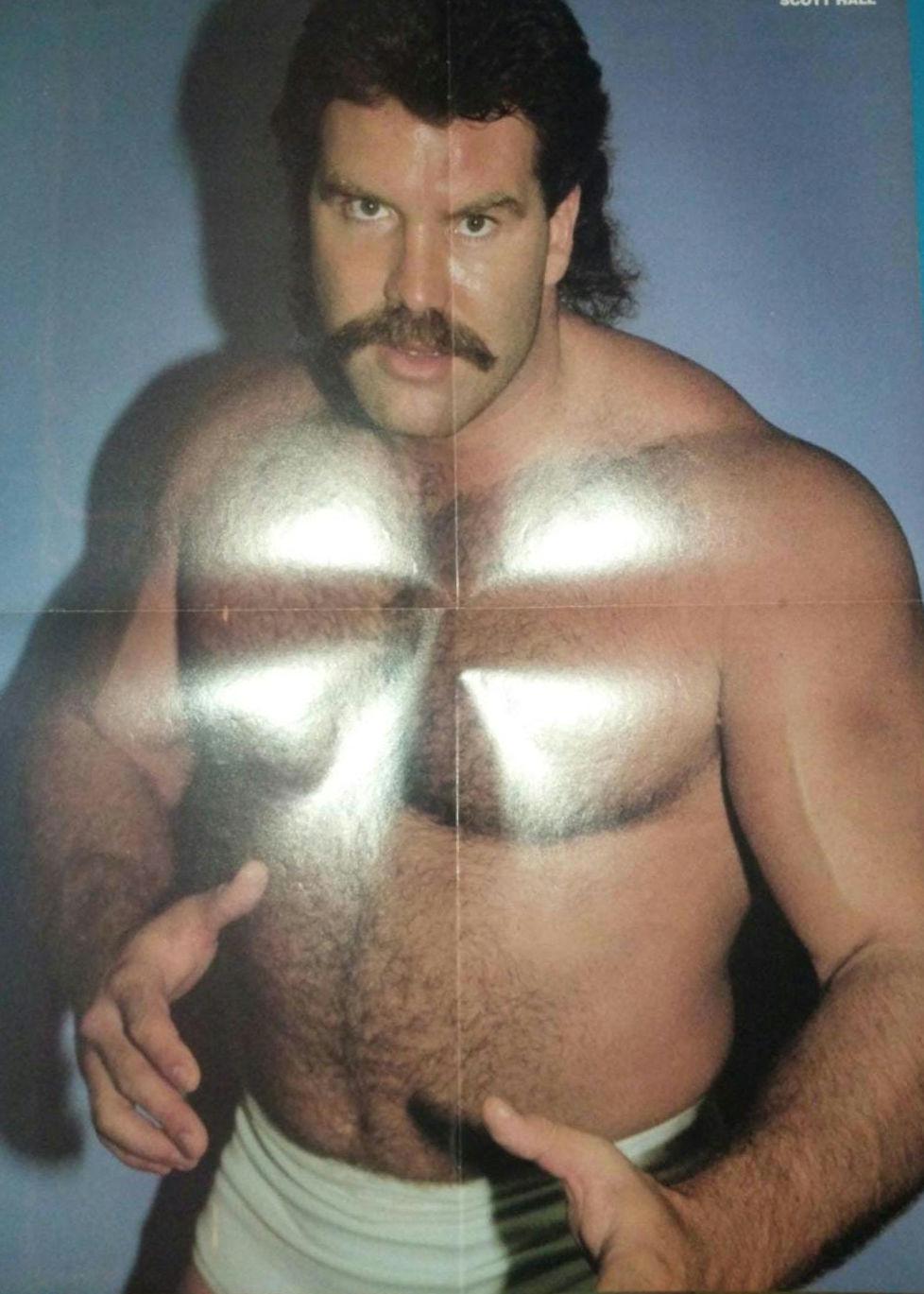 Wrestling Poster Scott Hall WCW WWF NWA