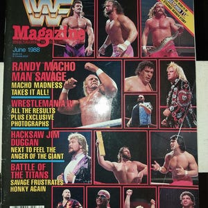 WWF MAGAZINE 1988