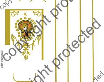 Abziehbilder der Nähmaschine von British Schuh Manfacturing Company