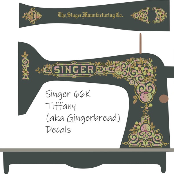 Singer Decals for Sewing Machine Etsy Australia