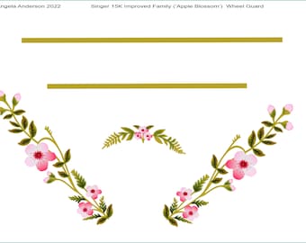 Protège-roues Singer 15K amélioré « Apple Blossom »