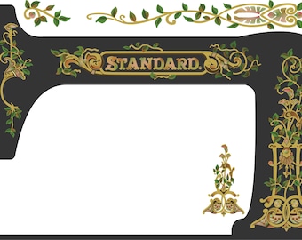 Standard Nähmaschine Waterslide Decals für die Rollschneidermaschine