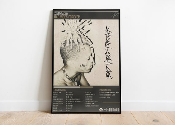XXXTENTACION - Bad Vibes Forever Music Album - Music Print