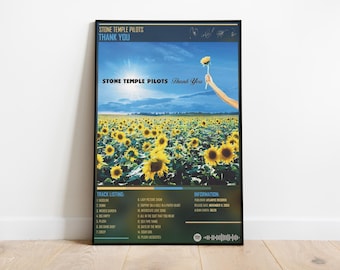 Stone Temple Pilots - Thank You Album Cover Poster - Vintage Music Print