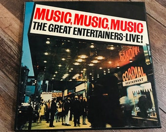 Vintage Entertainers Live Vinyl Record Set