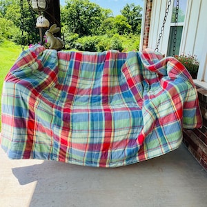 Vintage Ralph Lauren Full/Queen Size Plaid Comforter