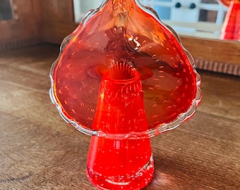Vintage MCM Jack in the Pulpit Art Glass Vase