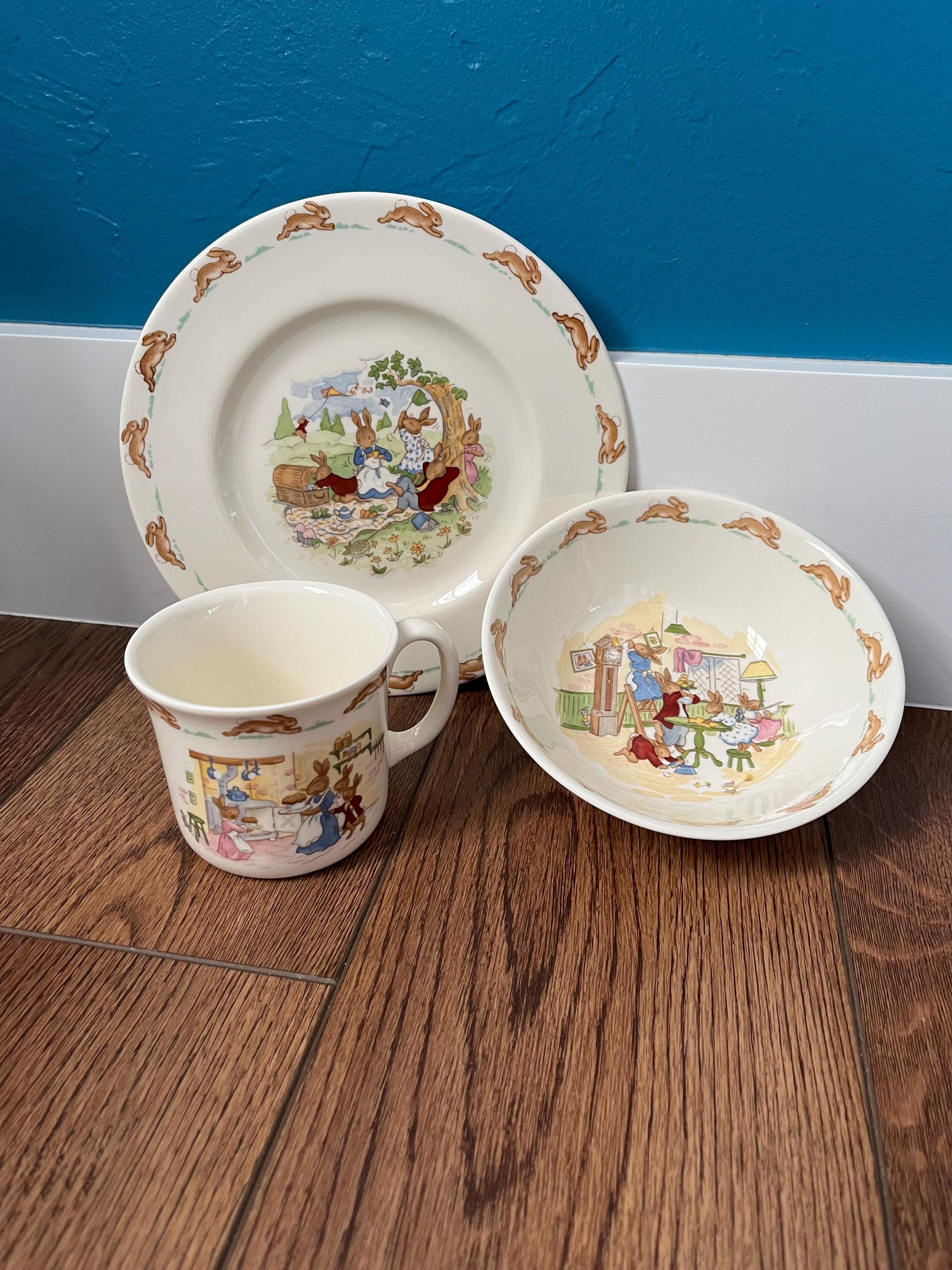 Bunnykins Dishes Piece Set Mug, Bowl and Plate Australia