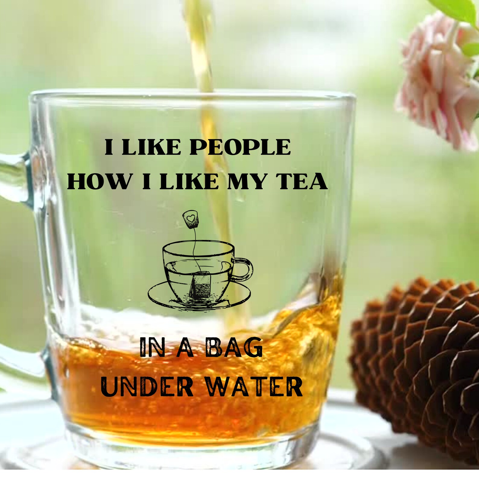 Tea SVG, Water SVG, Funny Saying, Dark Humor SVG, Wall Art, Instant ...