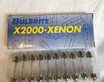 Bulbrite #FEX5/24 5W 24V Clear Festoon Base #715606 10p per Pack - NEW (SH59)