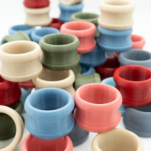 Anelli per tovaglioli Bistro - Colori assortiti - Di MurphyDecorBoutique