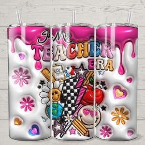 In My Teacher Era 20oz skinny Tumbler