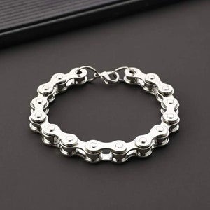 2 colors Motorcycle chain bracelet accessory gift for motorcyclist present