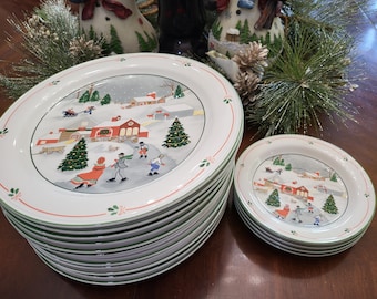Sango Silent Night Stoneware (Sold in sets of 4)