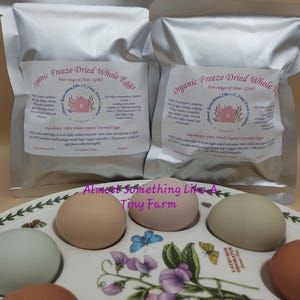 Organic Freeze Dried Chicken Eggs