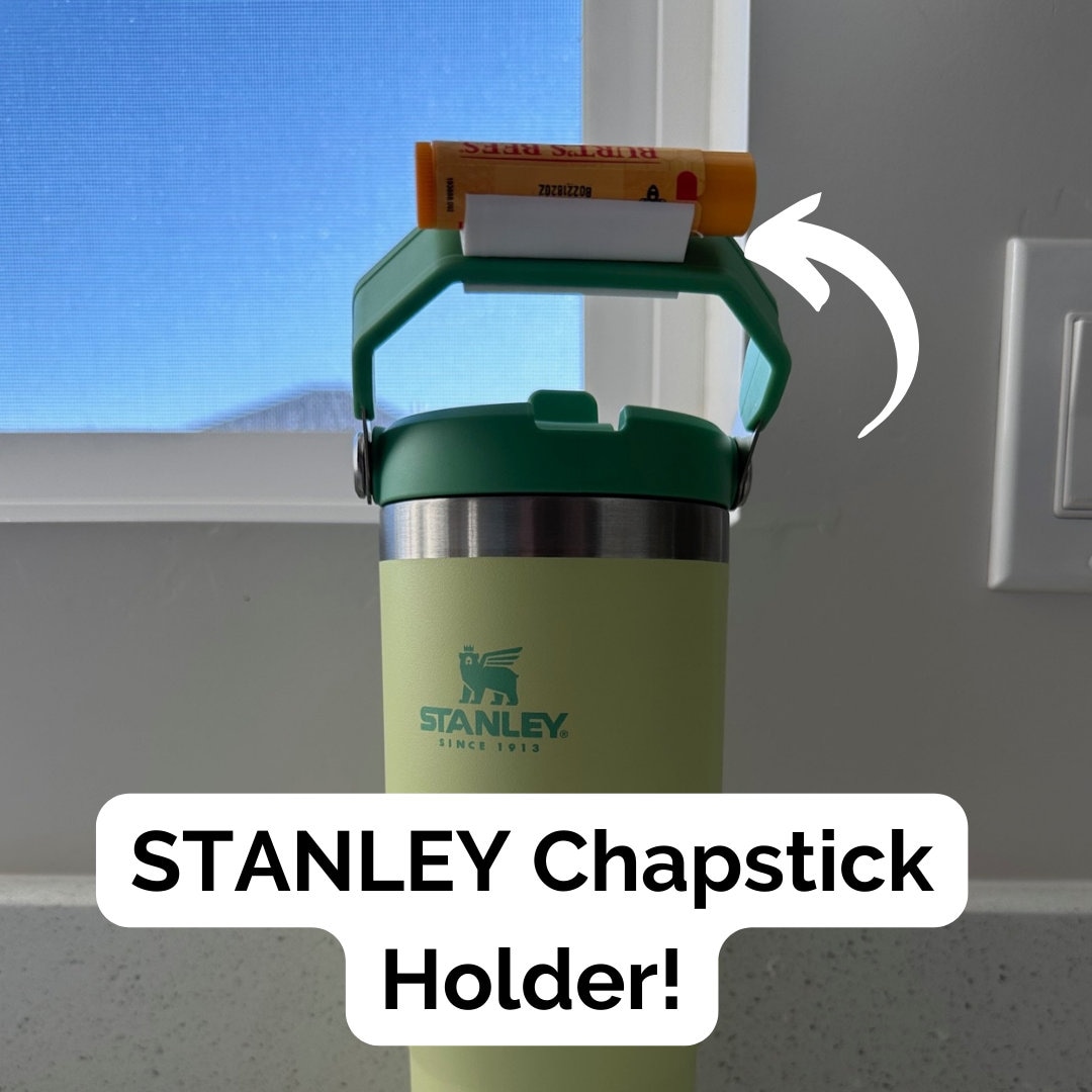 Cup 40 Oz Tumbler Chapstick Keychain Holder - 2 In 1 Holder Fits For Stanley  40 Oz Tumbler Cup