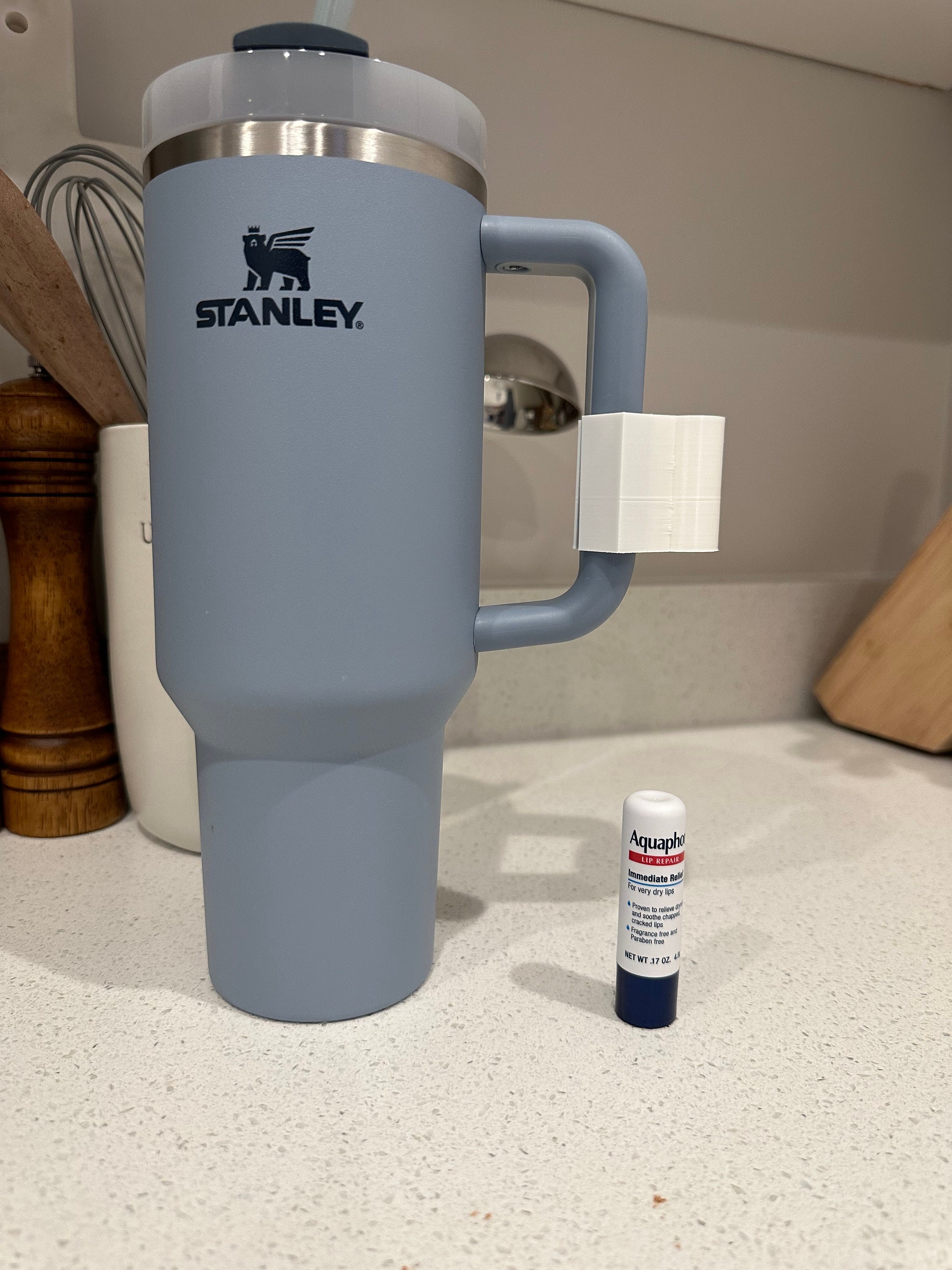 3D Printed Lip Balm Attachment for Stanley H2.0 Tumbler Lip Care Accessory  